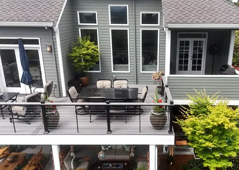 Pinnacle Contractors Second Floor Wood Deck